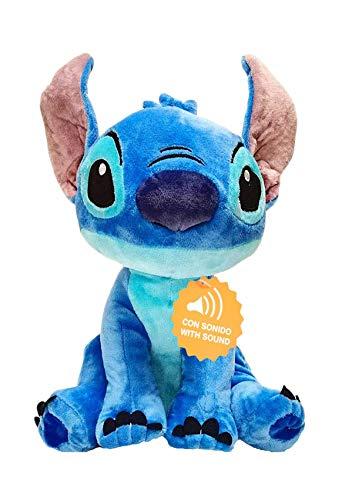 Play by Play - Peluche con motivo Stitch Disney, sonoro, 30 cm, 460018232