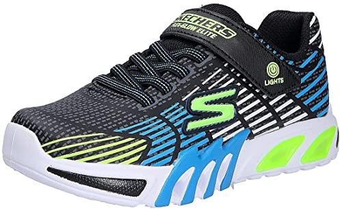 Skechers Flex-glow Elite, Sneaker Bambini e ragazzi, Black A, 26 EU