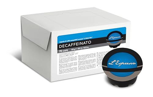 Gimoka - Compatibile Per Lavazza - A Modo Mio - 70 Capsule - Gusto DECAFFEINATO - Made In Italy