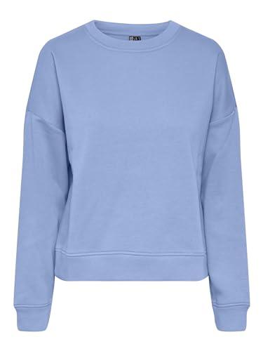 PIECES Felpa da Donna Pcchilli LS Sweat Noos, Ortensia, L