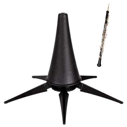 Zyiphor Supporto per Tromba Portatile Supporto per Clarinetto Pieghevole Staffa per Flauto a 5 Gambe,per Treppiede per Clarinetto Staccabile per Strumenti Orchestrali,Accessori Professionali