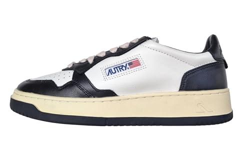 AUTRY Scarpe Sneakers in Pelle AULM WB01 Bianco Nero (41)