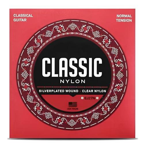 Corde Per Chitarra - Corde Per Chitarra Classica In Nylon - Corde Per Chitarra Classica - Nylon Trasparente Per Studenti - Normal Tension - 1-Pack