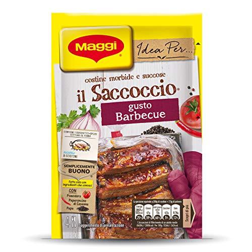 MAGGI Il Saccoccio Barbecue Sacchetto e Spezie per Costine al Forno, 1 pezzo 34g