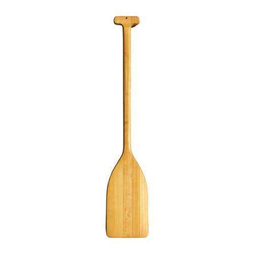 SZLIFE Remo per Barca in Legno, Decorazione Nautica, Realizzato a Mano, Robusto Remo per Barca, Casa sul Lago, Giallo