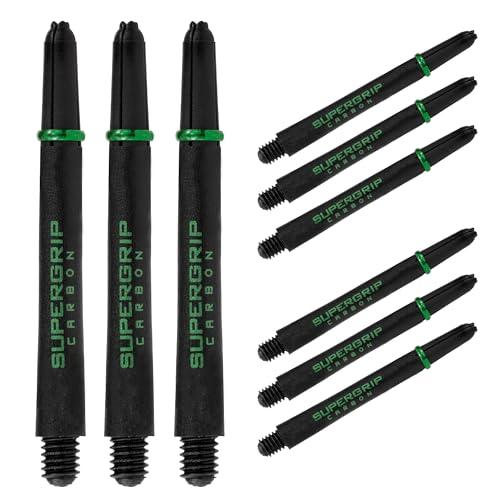 Harrows Set di 3 Freccette in Carbonio ST, 9 aste in Totale, Disponibili in 3 Misure, in Materiale Composito di Carbonio