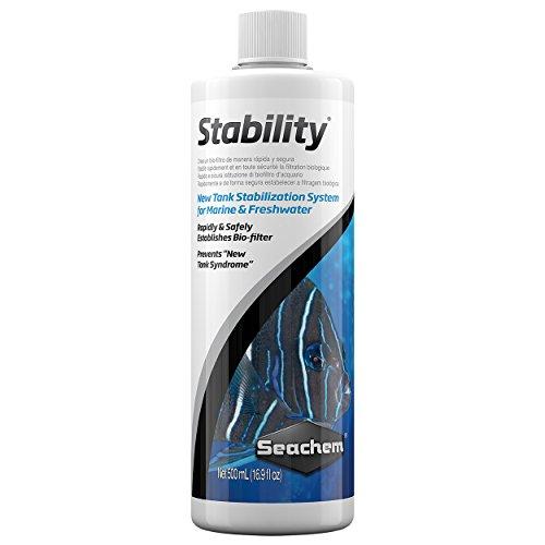 Seachem Stability stabilizzatore per acquari - per acquari d'acqua dolce e marini - 500 ml