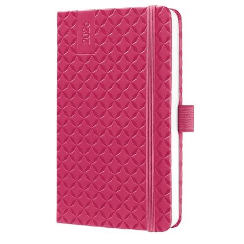 SIGEL J6104 Agenda settimanale Jolie 2026-1 anno - circa A6 - Fuchsia Pink - 2 pagine - 1 settimana - copertina rigida - 80 g/m² - rosa - 174 p. - certificazione FSC