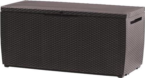 Keter Baule da Esterno Capri, Marrone, capacità 305L, 123x54x75H cm