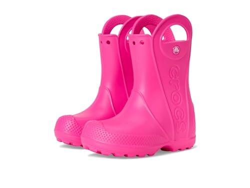 Crocs Handle It Rain Boot T, Stivali Unisex - Bambini e Ragazzi, Pink Crush, 23/24 EU