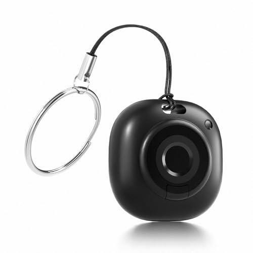Smart Tag Tracker, Compatibile con Apple «Find My» (solo iOS), per Valigie/Borse/Chiavi/Zaini bambini, Batteria rimovibile Nero