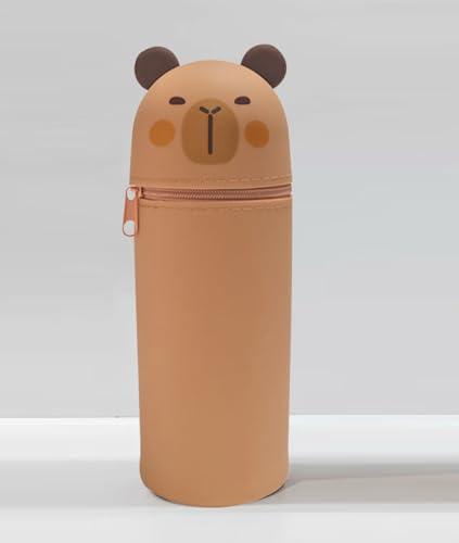 Custodia in silicone per penne con simpatico cartone animato, 22 x 6,5 x 6,5 cm