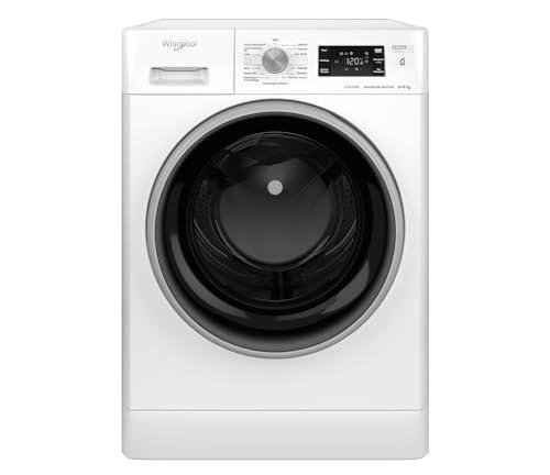 Whirlpool FFWDB 964489 BSV IT – Lavasciuga 9+6 Kg Carica Frontale Libera Installazione, 1400 Giri/min, 6° SENSO, Vapore Refresh, FreshCare+, 59,5 x 54 x 85 cm, Classe C