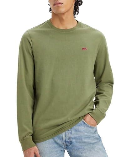 Levi's Long-Sleeve Original Housemark Tee, Uomo, Bluish Olive, S