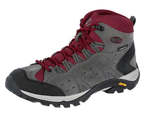 Brütting, Mount Bona High, Scarpe da Arrampicata Alta, Unisex - Adulto, Grigio Bordeaux, 43 EU