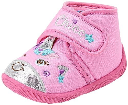 Chicco, Pantofole Bambina, Ciabatte Asilo e Casa Flessibili, Leggere e Traspiranti, con Comoda Chiusura a Strappo, Designed in Italy