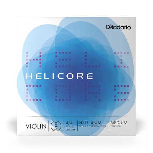 Corda singola MI D'Addario Helicore per violino, Scala 4/4, Tensione Media, Singolo-E