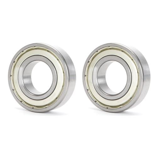 HAISHANG 2 Pezzi 6000ZZ Cuscinetti a Sfera a Doppia Tenuta 10x26x8mm Acciaio al Cromo Cuscinetto a Sfere a Gola Profonda per Fai da Te,Skateboard,Motori