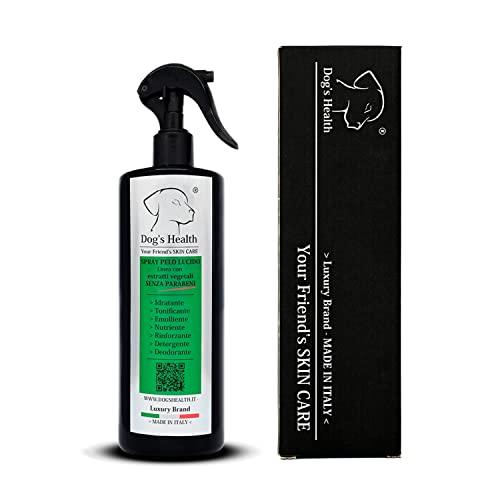 Spray Pelo Lucido per Cani 250ml con Olio di Neem e Aloe – Balsamo Naturale Senza Risciacquo, Profumazione Delicata e Azione Antiparassitaria – Districante Naturale per un Pelo Morbido e Brillante
