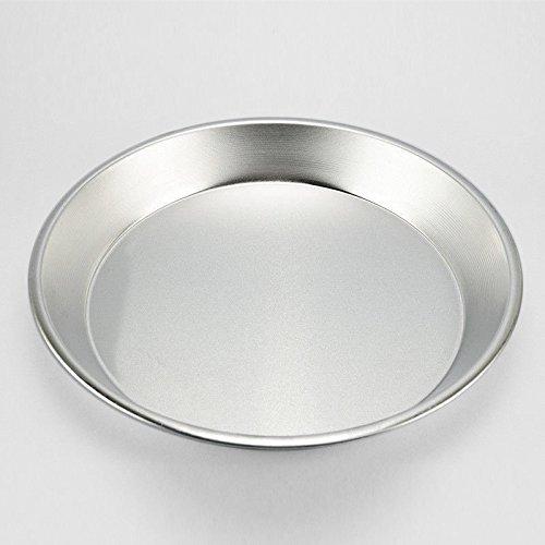 Pentalux Set 2 Pezzi Stampo tortiera conica Bassa in Alluminio ruoto per pastiera napoletana Pizza di Grano (⌀24cm h.4cm)