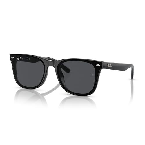 Ray-Ban Women's Rb4420 Square Sunglasses, DARK GREY, 65