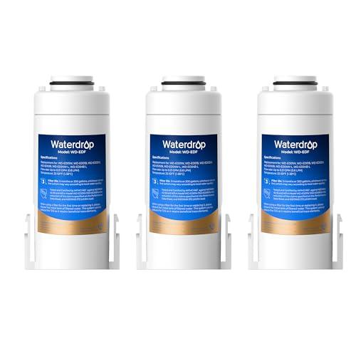 Waterdrop WD-EDF - Filtri di ricambio per tutte le caraffe filtranti per acqua istantanea Waterdrop WD-ED01W, WD-ED01B, durano fino a 3 mesi o 757 litri (confezione da 3)