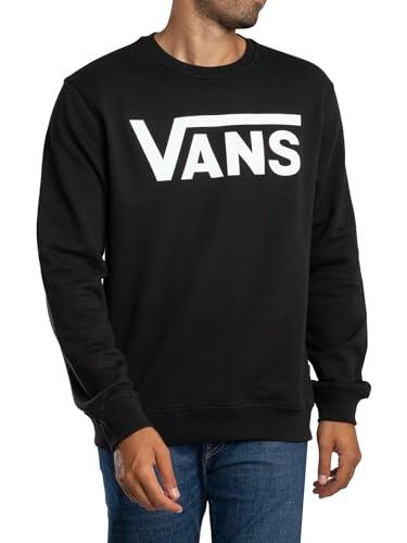 Vans Classic III Crew Maglia di Tuta, Nero, L Uomo
