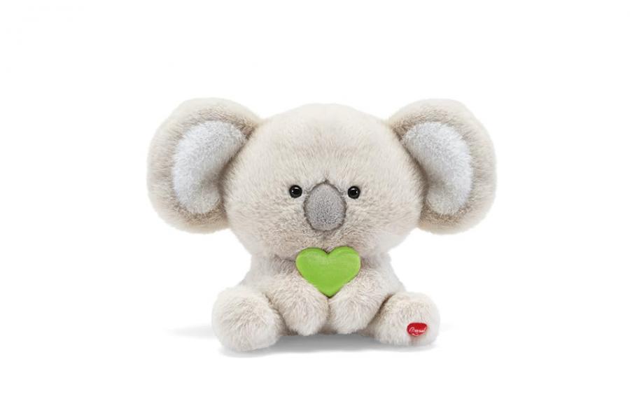 Koala Cuore Verde | Animali peluche idea regalo | 12x13x9 cm taglia XS | Heart Animals | modello 51550