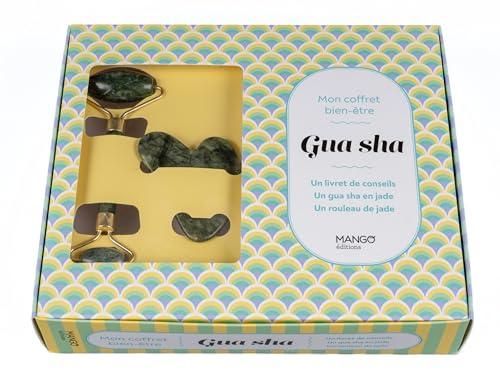 Mon coffret bien-être Gua sha: Avec 1 gua sha en jade et 1 rouleau de jade