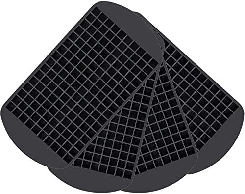 Lesipee Stampo per Cubetti di Ghiaccio in Silicone per 160 Mini Cubetti, per Cucina, Bar, Feste, Cocktail, Caffè, Vino, Birra, Riutilizzabile, per Bambini e Adulti, Ghiaccio 1 x 1 cm, 4 Pezzi