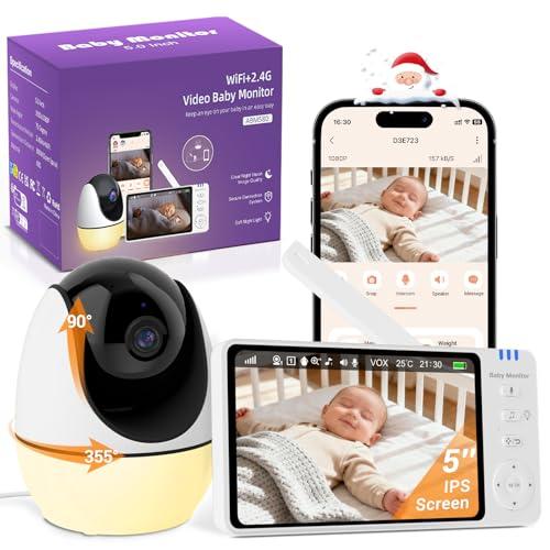 BURNNOVE Baby Monitor Video e Audio Schermo 5