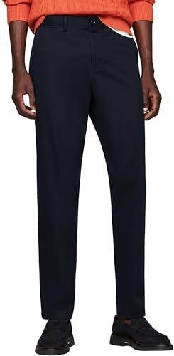 TOMMY HILFIGER Uomo Pantaloni Chino Tapered Fit, Blu (Desert Sky), 40W/32L