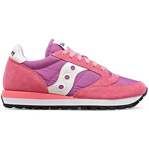 Saucony Sneakers Donna Jazz Original, Colore Rosa-Bianco, Taglia