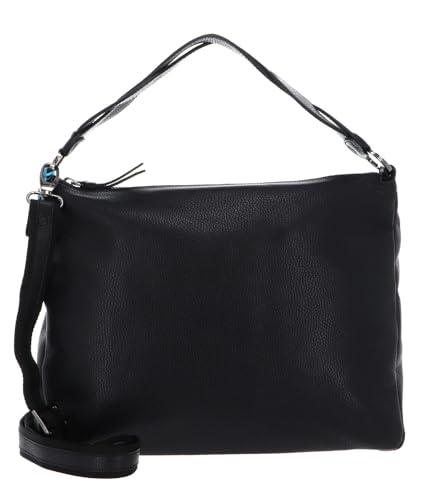 Gabs Borsa Calliope Bull Treccia, Pelle Nera, 37 x 29,5 x 8 cm, Manico Amovibile