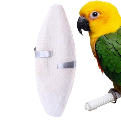 Uccello Ufficiale - Ossa Di Seppia Di Rettifica Aziendale | Giocattolo Da Masticare Pappagallo Naturale Per La Manutenzione Del Becco | Cuttlebone Commestibile Per Carrefere Di Bustine Macaw Conure |