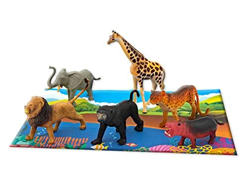 Teorema- Geo Nature Animali della Giungla Busta Gigante 12 Pezzi, Multicolore, 70305