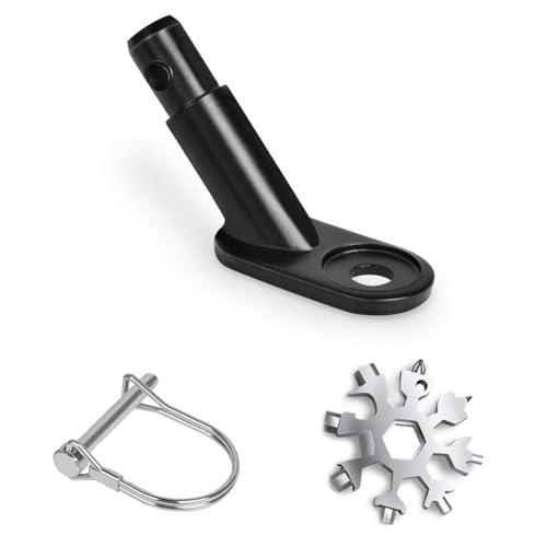 JYNVO 3 Pezzi Attacco per Rimorchio Bicicletta, Accoppiatore Rimorchio Bici con Perno di Bloccaggio, Gancio per Rimorchi Bicicletta, per Rimorchi di Cani, Rimorchi di Bambini, Carrelli Trasporto