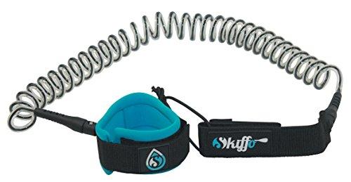 Skiffo Leash Coiled Adulti Unisex, Blu, 8 mm