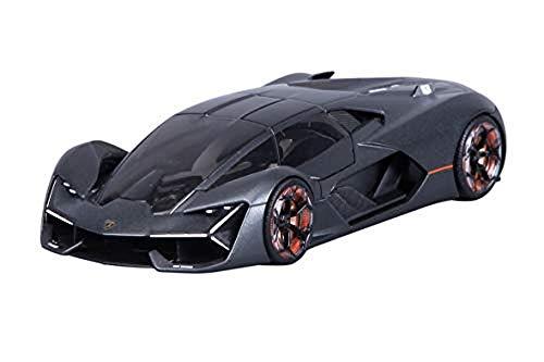 Burago- Lamborghini 1/24 Terzo millennio-Grigio, 21094S, Nero
