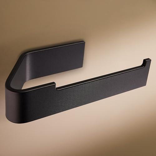 Design Amburgo Porta Carta Igienica adesivo I Portarotolo carta igienica I Accessori Bagno Senza Forare I Porta rotolo carta igienica da parete nero
