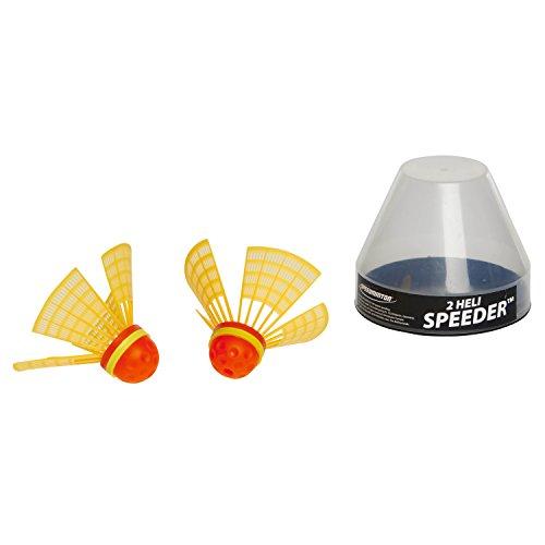Speedminton Speedertube Heli Speeder-Confezione da 3 Tubi, Colore: Giallo Unisex Adulto, Taglia Unica