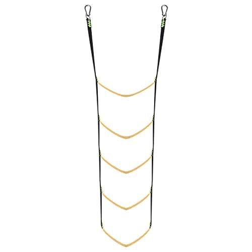 5 Gradini Scala Corda, Aiutante di Arrampicata per Caccia Barca Scala di Corda per Barca Rimovibile per Gommone Kayak Motoscafo Canoa