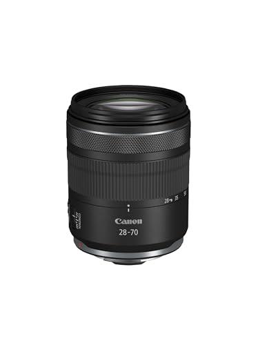 Obiettivo zoom standard Canon RF 28-70mm F2.8 IS STM per fotocamere del sistema EOS R con stabilizzatore d'immagine a 5,5 stop, resistenza agli agenti atmosferici e design compatto e leggero