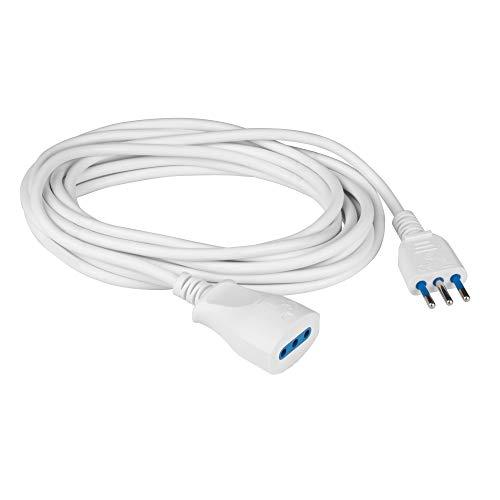 Poly Pool PP0381S Prolunga 3 m, Spina e Presa 10 A, Bianco
