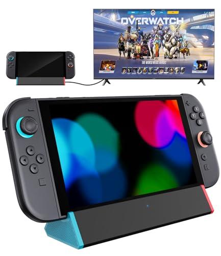 SiWiQU Switch 2 TV Dock, Portatile Base Support Compatibile con Nintendo Switch 2 Console Solo, Caricatore Switch 2 con 4K @120Hz Uscita HDMI/100W Carica Ingresso/USB3.0 Dock Switch 2 Ufficiale