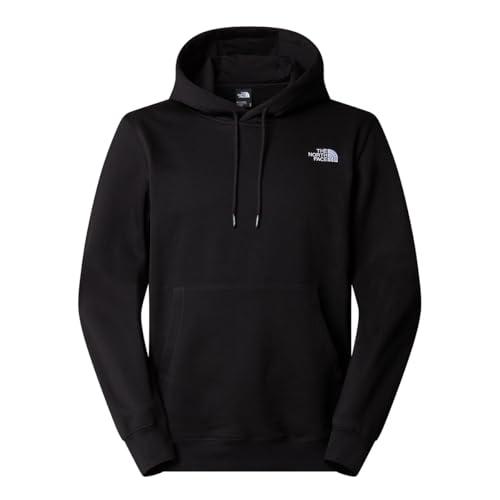 THE NORTH FACE NF0A89ESJK3 M Essential Relaxed Hoodie Maglia Lunga Uomo TNF Black Taglia L