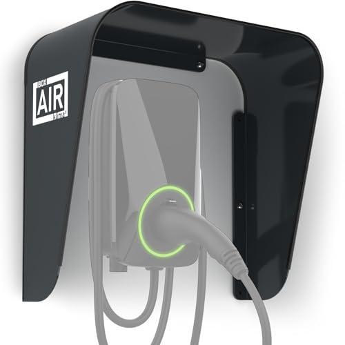 Box Air Klima Copertura per Wallbox | Protezione dalle Intemperie per Stazione di Ricarica per Auto Elettriche in Alluminio Composito | Tetto Antipioggia, Protezione dal Sole e Raggi UV