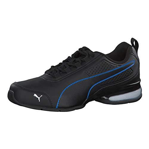 PUMA Unisex Leader VT SL Road Running Shoes, Puma Black-Puma White-Indigo Bunting, 42.5 EU