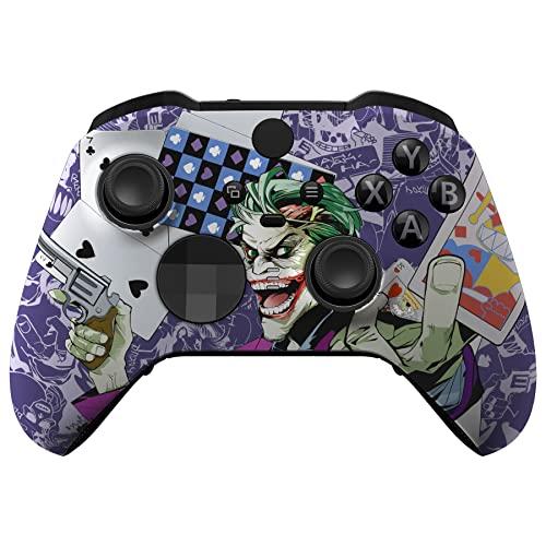 eXtremeRate Cover Custodia Frontale per Xbox Elite Series 2 Controller Model 1797,Scocca Case Ricambio per Xbox Elite Series 2 Wireless Controller Core&2 Anelli-Carte da Gioco