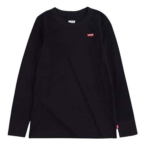 Levi's Lvb L/S Batwing Chesthit Tee, Maglietta Bambini e ragazzi, Nero (Black), 14 anni